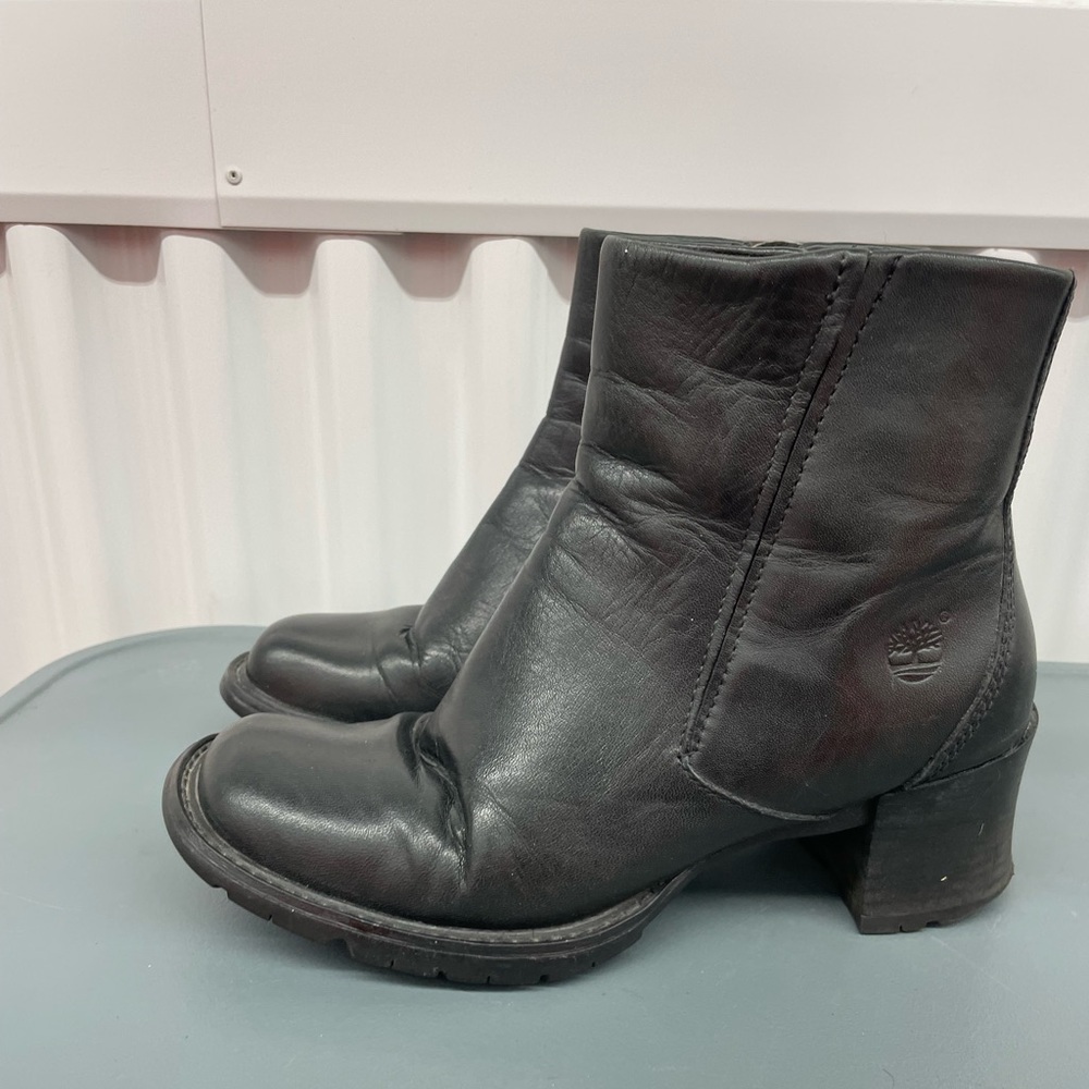 Timberland Smart Black Ankle Boots Size 6